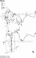 REAR MASTER CYLINDER for Suzuki HAYABUSA 1300 2014