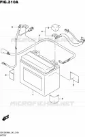 BATTERY for Suzuki HAYABUSA 1300 2014