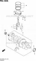 CRANKSHAFT for Suzuki HAYABUSA 1300 2014