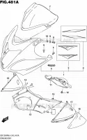 FAIRING   LABELS for Suzuki HAYABUSA 1300 2014