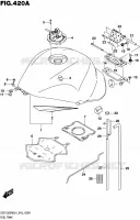 FUEL TANK for Suzuki HAYABUSA 1300 2014