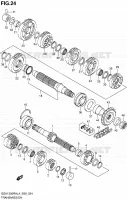 TRANSMISSION for Suzuki HAYABUSA 1300 2014