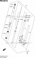FRONT FORK for Suzuki HAYABUSA 1300 2015