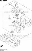 REAR CALIPER for Suzuki HAYABUSA 1300 2015