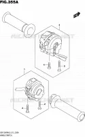 SWITCHES for Suzuki HAYABUSA 1300 2015