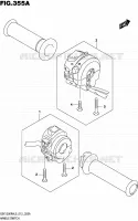 SWITCHES for Suzuki HAYABUSA 1300 2015