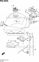 FUEL TANK for Suzuki HAYABUSA 1300 2016