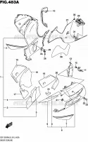 LOWER FAIRING for Suzuki HAYABUSA 1300 2016