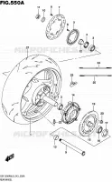 REAR WHEEL for Suzuki HAYABUSA 1300 2016