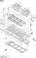 CYLINDER HEAD for Suzuki HAYABUSA 1300 2015
