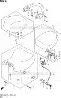 SEAT for Suzuki HAYABUSA 1300 2015