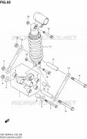 SHOCK ABSORBER LINKAGE (GSX1300RAL4 E02) for Suzuki HAYABUSA 1300 2015