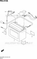 BATTERY for Suzuki HAYABUSA 1300 2014