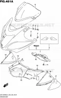 FAIRING   LABELS for Suzuki HAYABUSA 1300 2014