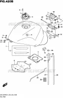 FUEL TANK (GSX1300RAZL4 E28) for Suzuki HAYABUSA 1300 2014