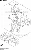 REAR CALIPER for Suzuki HAYABUSA 1300 2014