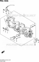 THROTTLE BODY (GSX1300RAZL4 E03) for Suzuki HAYABUSA 1300 2014