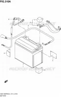 BATTERY for Suzuki HAYABUSA 1300 2014