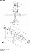 CRANKSHAFT for Suzuki HAYABUSA 1300 2014