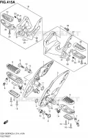 FOOTREST for Suzuki HAYABUSA 1300 2014