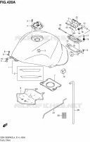 FUEL TANK for Suzuki HAYABUSA 1300 2014