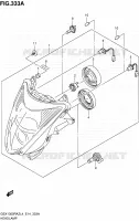 HEADLIGHT for Suzuki HAYABUSA 1300 2014