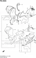 LOWER FAIRING for Suzuki HAYABUSA 1300 2014