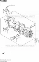 THROTTLE BODY for Suzuki HAYABUSA 1300 2014