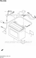 BATTERY for Suzuki HAYABUSA 1300 2014