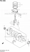 CRANKSHAFT for Suzuki HAYABUSA 1300 2014
