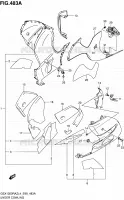 LOWER FAIRING for Suzuki HAYABUSA 1300 2014
