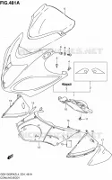 FAIRING   LABELS for Suzuki HAYABUSA 1300 2014