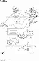 FUEL TANK for Suzuki HAYABUSA 1300 2014