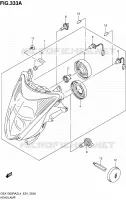 HEADLIGHT for Suzuki HAYABUSA 1300 2014
