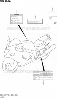 LABEL for Suzuki HAYABUSA 1300 2014