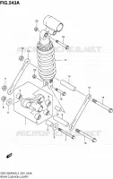 SHOCK ABSORBER LINKAGE for Suzuki HAYABUSA 1300 2014