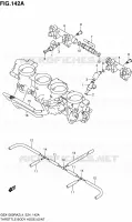 THROTTLE BODY for Suzuki HAYABUSA 1300 2014