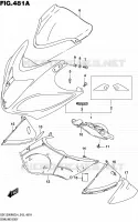 FAIRING   LABELS for Suzuki HAYABUSA 1300 2014