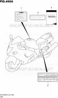 LABEL for Suzuki HAYABUSA 1300 2014
