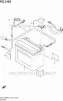BATTERY for Suzuki HAYABUSA 1300 2015