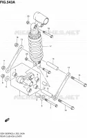 SHOCK ABSORBER LINKAGE (GSX1300RAZL4 E02) for Suzuki HAYABUSA 1300 2015
