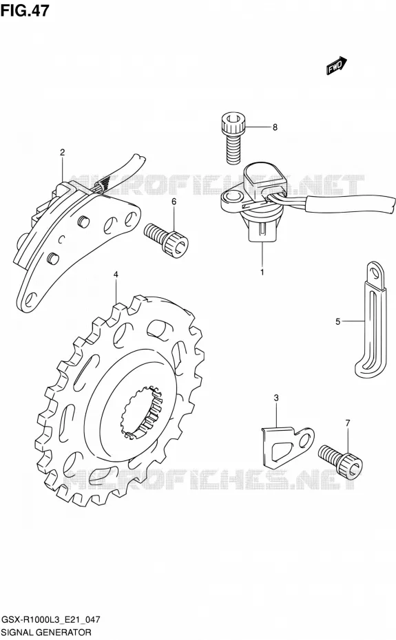 ALTERNATOR Suzuki MOTO 1000 GSX-R 2013  GSX-R1000 L3/GSX-R1000Z L3 (E24)