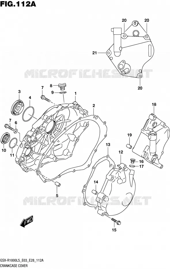 CASING Suzuki MOTO 1000 GSX-R 2015  GSX-R1000 L5 (E03,E28,E33)