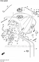 FUEL TANK for Suzuki GSX-S 1000 2016