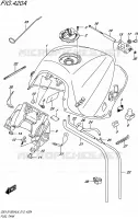 FUEL TANK for Suzuki GSX-S 1000 2016