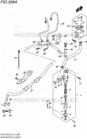 REAR MASTER CYLINDER for Suzuki GSX-S 1000 2016