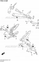 FOOTREST for Suzuki GSX-S 1000 2016