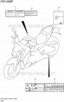 LABEL (GSX S1000AL6 E28) for Suzuki GSX-S 1000 2016