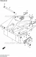 SWINGARM for Suzuki GSX-S 1000 2016