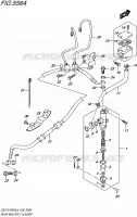 REAR MASTER CYLINDER for Suzuki GSX-S 1000 2016